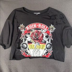 Fashion Nova Distressed Tee